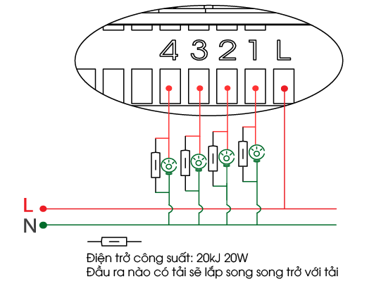 Điện trở công suất của thiết bị