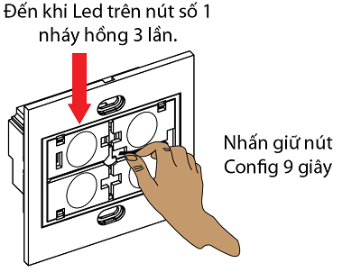 Khóa từng nút cảm ứng
