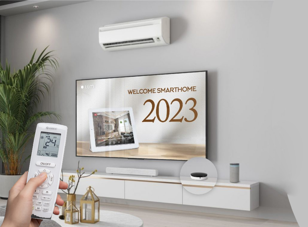 Vị trí lắp đặt IR gần vị trí điều hòa