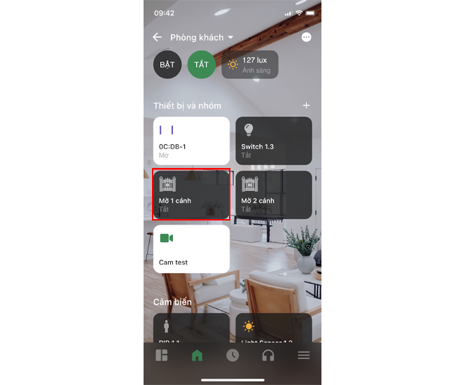 Giao diện điều khiển